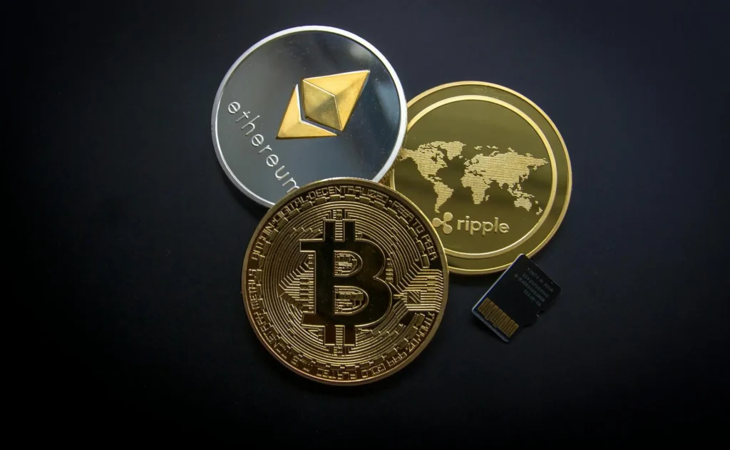 Olika kryptovalutor och dess coins